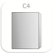 Enveloppe C4 – 22,9 x 32,4 cm – Avec fenêtre – juriprint